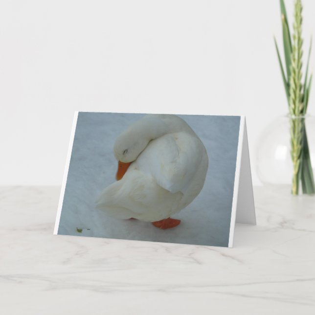 Festividades Cartão de Natal do pato (Frente)