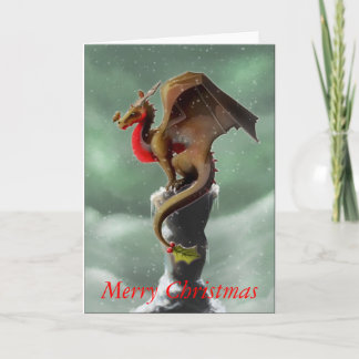 Festividades Cartão de Natal do pisco de peito vermelho do