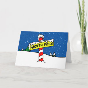 Festividades Cartão de Natal do Polo Norte