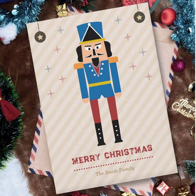 Festividades Cartão de Natal do Quebra-Nozes (Nutcracker Christmas Card)