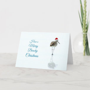 Festividades Cartão de Natal do Sandpiper da feliz