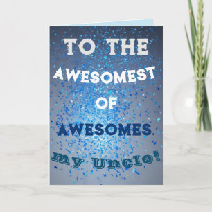 Festividades Cartão de Natal do Tio Incrível