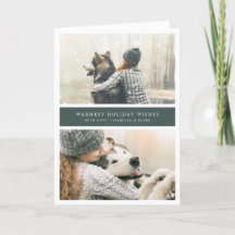 Cartão de Natal Doblado Duplamente Agradável