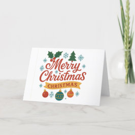 Festividades Cartão de Natal Dobrado