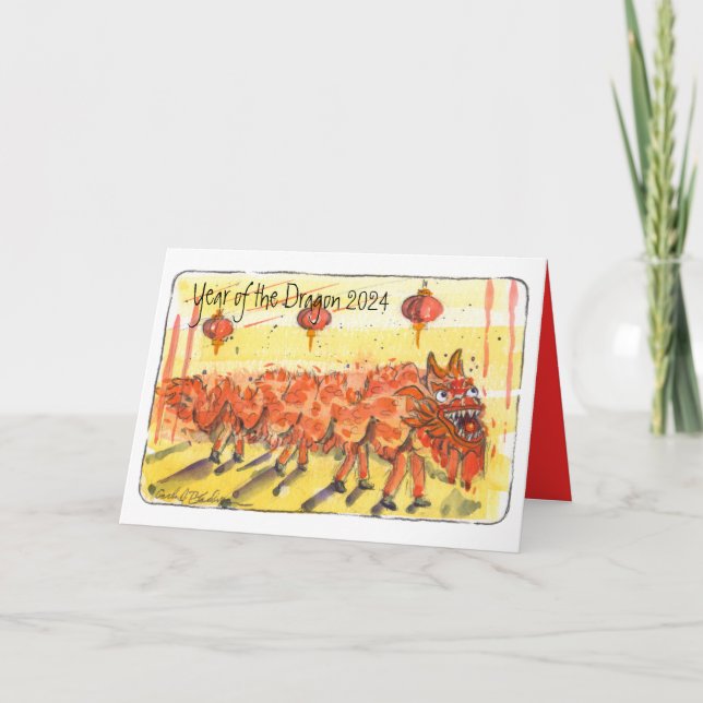 Festividades Cartão de Natal Dobrado (Frente)