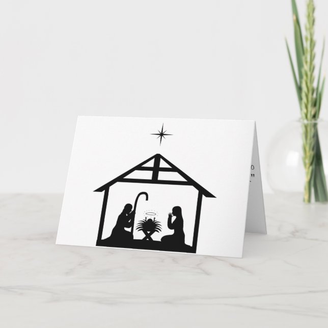 Festividades Cartão de Natal dobrado (Frente)