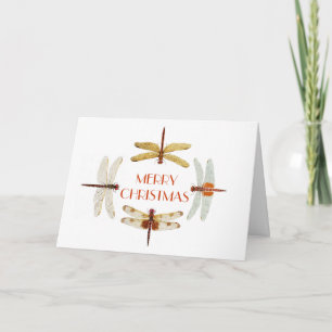 Festividades Cartão de Natal Dragonfly