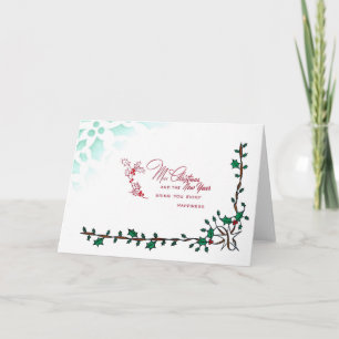 Festividades Cartão de Natal e Ano Novo