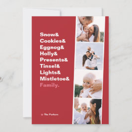 Festividades Cartão De Natal E Lista De Fotografias Do & Shirt