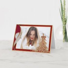 Festividades Cartão de Natal Elegante