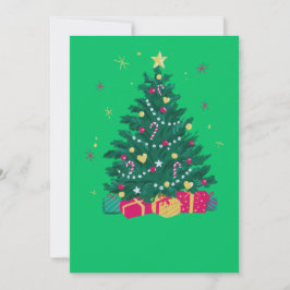 Festividades Cartão de Natal Elegante