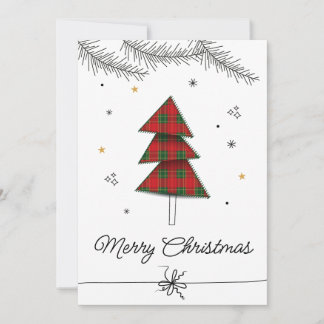 Festividades Cartão de Natal Elegante | Saudação Festiva de Fér
