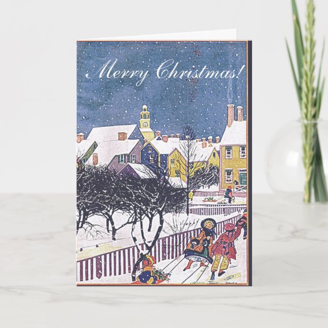 Festividades Cartão de Natal - em dezembro de 1925 cobrir do (Frente)