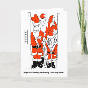 Festividades Cartão de Natal Engraçado