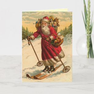 Festividades Cartão de Natal engraçado do papai noel