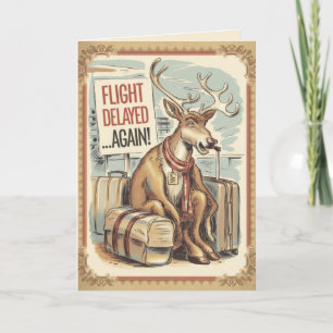 Festividades Cartão de Natal Engraçado EDITÁVEL