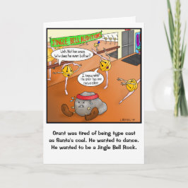 Festividades Cartão de Natal Engraçado Jingle Bell Rock