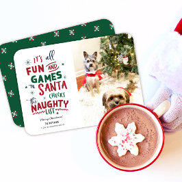 Festividades Cartão de Natal Engraçado para Animais de Estimaçã