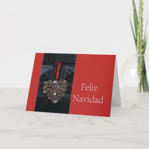 Festividades Cartão de Natal espanhol Feliz Navidad