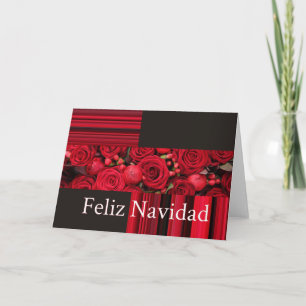 Festividades Cartão de Natal espanhol Feliz Navidad