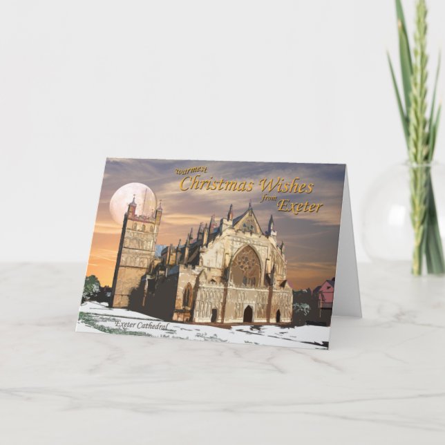 Festividades Cartão de Natal Exeter (Frente)