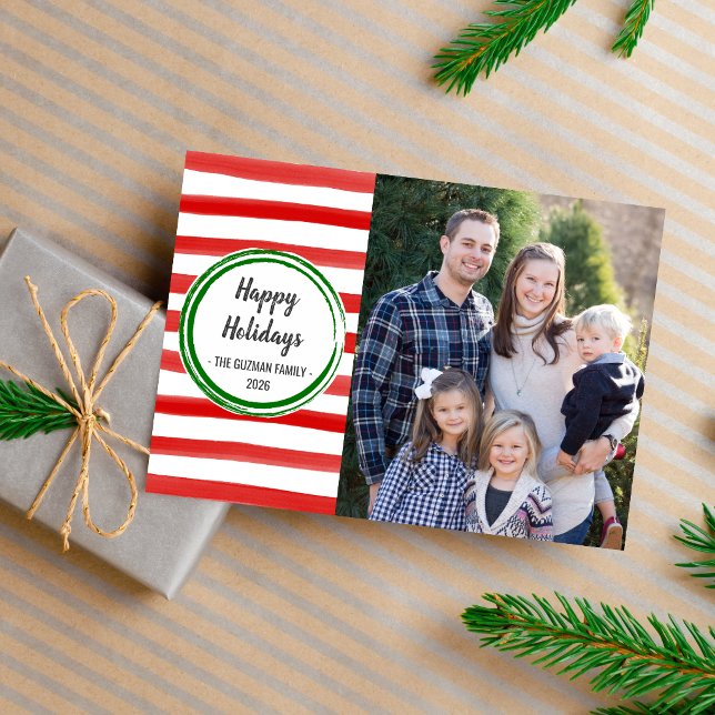 Festividades Cartão de Natal Família Feliz Férias (Criador carregado)