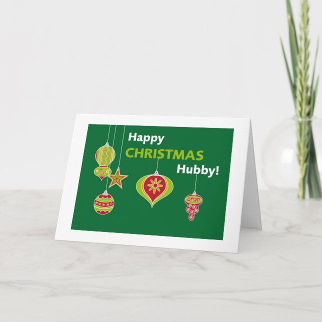 Festividades Cartão de Natal feliz (Frente)