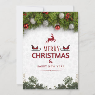 Festividades Cartão de Natal Feliz