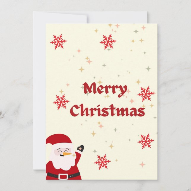 FESTIVIDADES CARTÃO DE NATAL FELIZ (Frente)