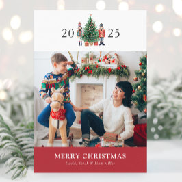 Festividades Cartão de Natal Feliz para Colagem de Fotos