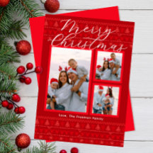 Cartão de Natal Feliz para Múltiplas Fotografias N