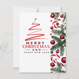 Festividades Cartão de Natal Festivo