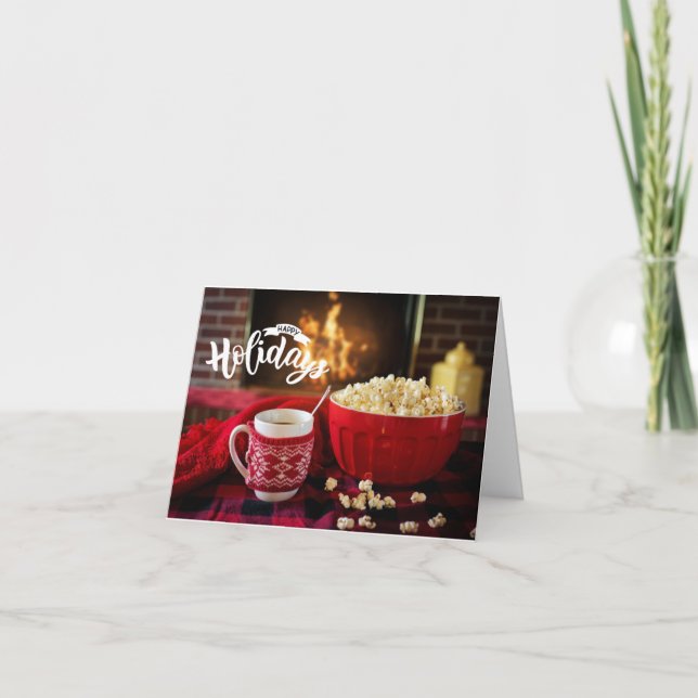 Festividades Cartão de Natal Festivo (Frente)