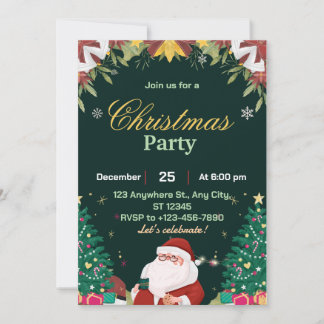 Festividades Cartão de Natal Festivo Mínimo Imprimível