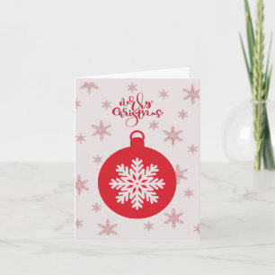 Festividades Cartão de Natal Festivo Personalizado