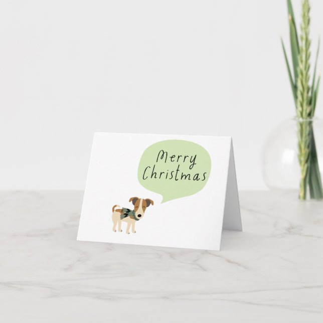 Festividades Cartão de Natal Fofo (Frente)