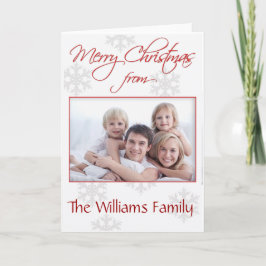 Festividades Cartão de Natal Fotográfico