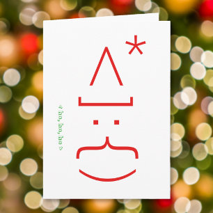 Festividades Cartão de Natal Geek Divertido e Tecnológico do Pa