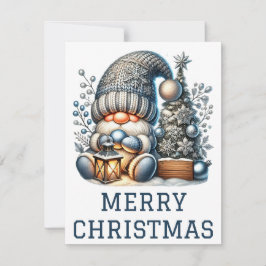 Festividades Cartão de Natal Gnomo