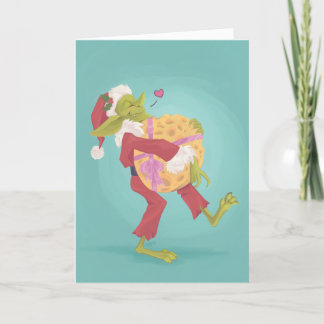 Festividades Cartão de Natal Goblin