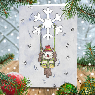 Festividades cartão de Natal HAPPY WINTERDAYS por Nicole Janes
