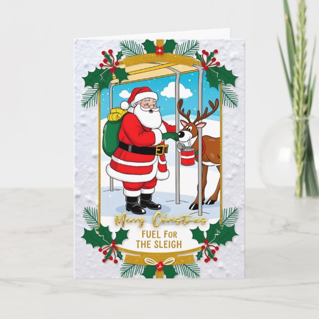 Festividades Cartão de Natal Humorístico para qualquer um (Frente)