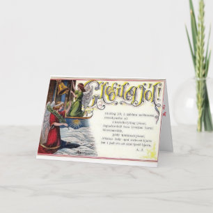 Festividades Cartão de Natal Islandês