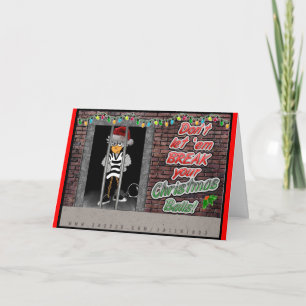 Festividades Cartão de Natal Jailbird