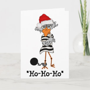 Festividades Cartão de Natal Jailbird