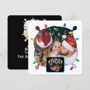 Festividades Cartão de Natal Jingle all the way (adicione suas