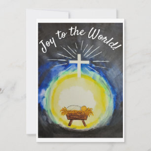 Festividades Cartão de Natal "Joy to the World"