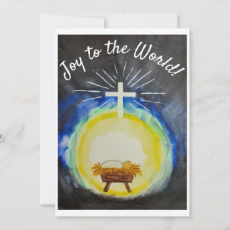 Festividades Cartão de Natal "Joy to the World"