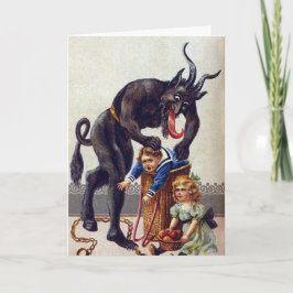 Festividades Cartão de Natal Krampus