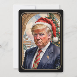 Festividades Cartão de Natal Magnífico Trump MAGA
